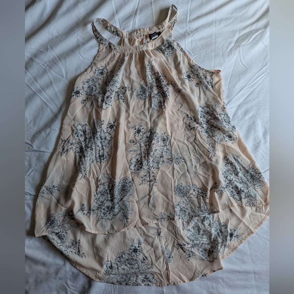 Torrid Champagne Tank With Florals | 2